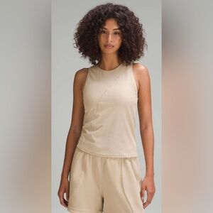 Lululemon Asymmetrical Ribbed Cotton Tank Top - Colour Trench